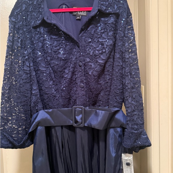 Alex Evenings Midnight Blue Dress - Picture 2 of 11